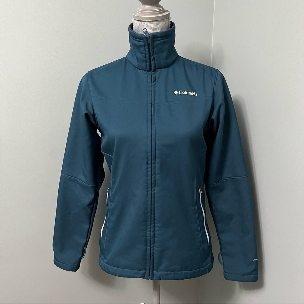 COLUMBIA size small women’s interchange Omni-shield spring fleece jacket